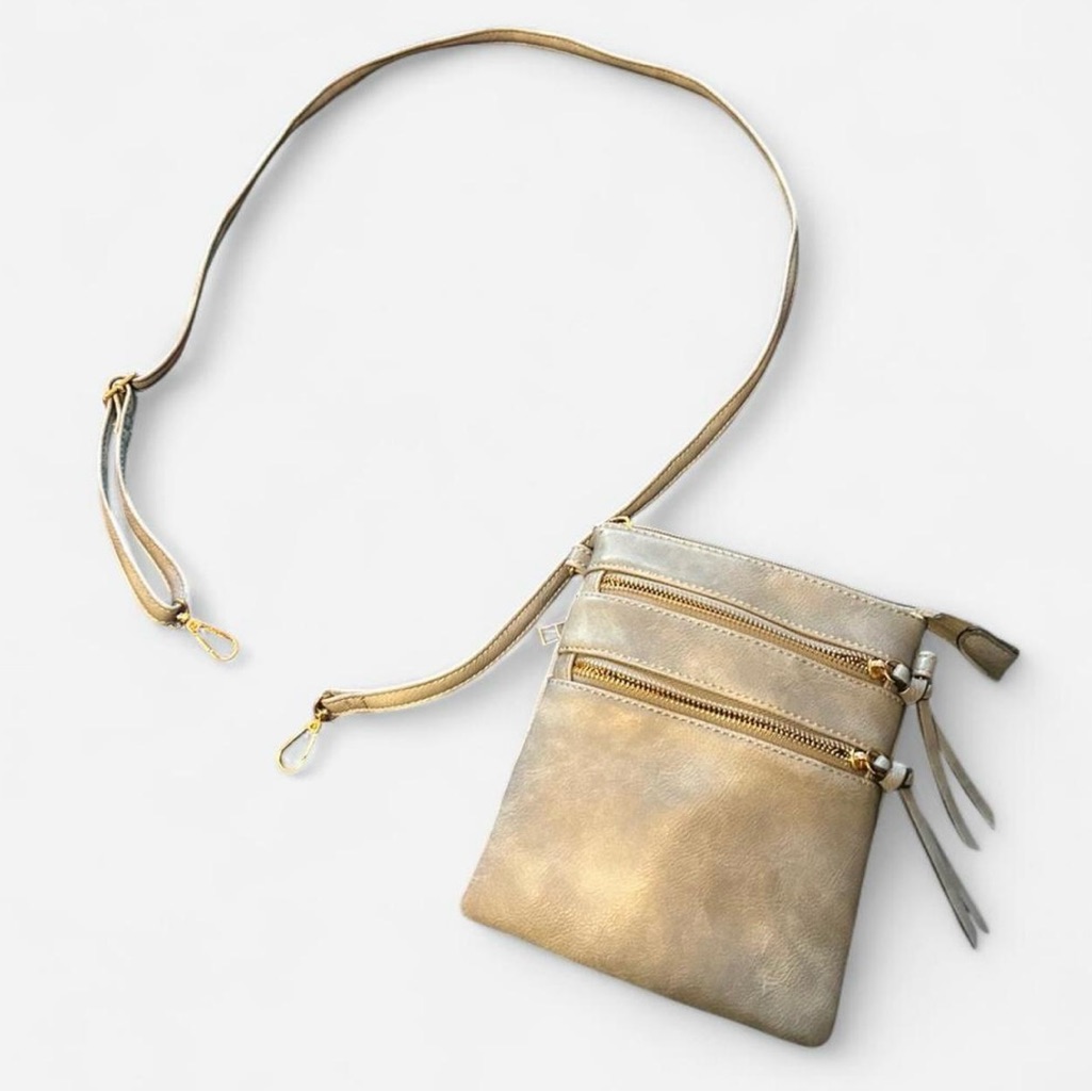 Source Unknown Dusty Blue Crossbody Bag